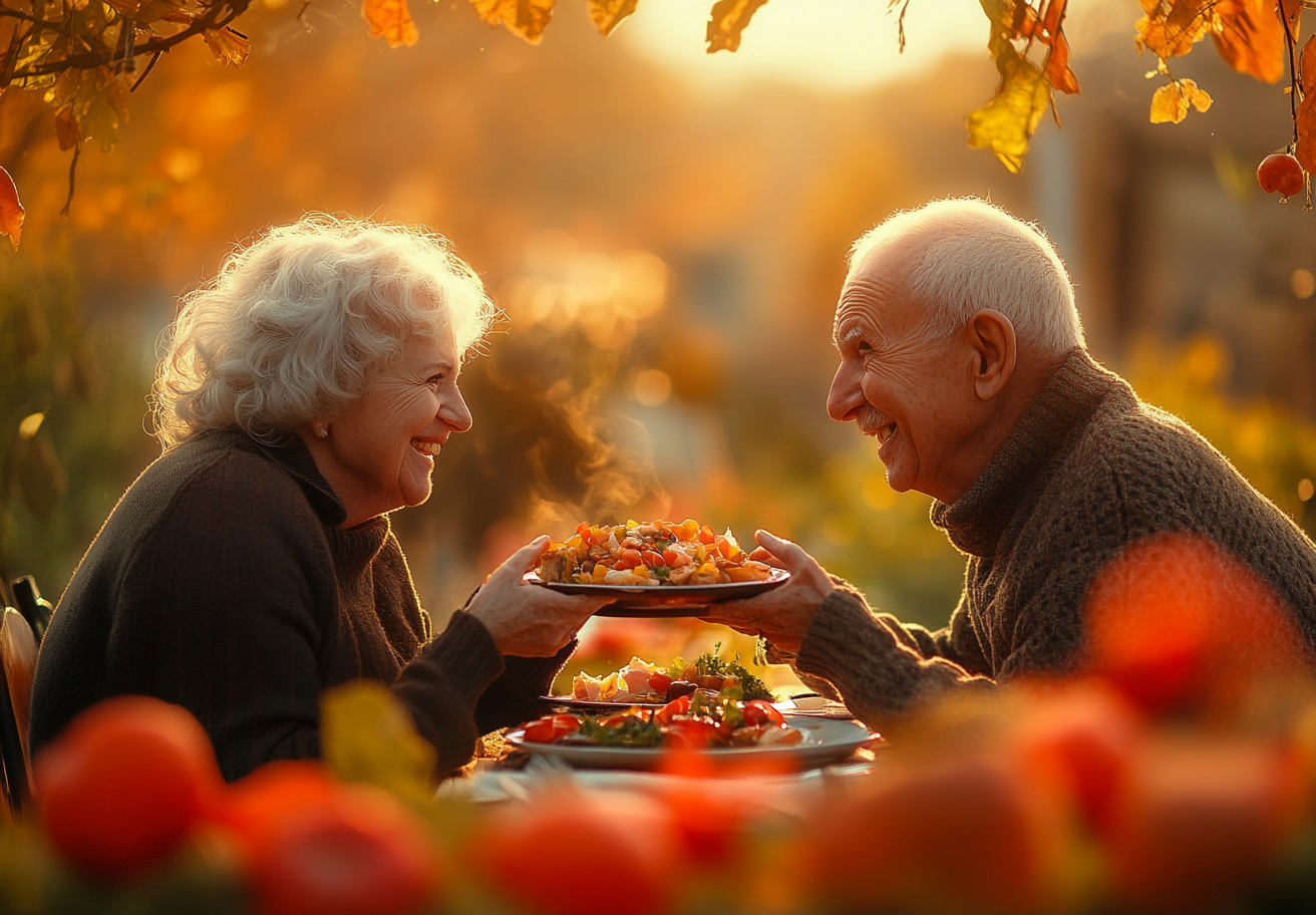 Родина разом готує їжу